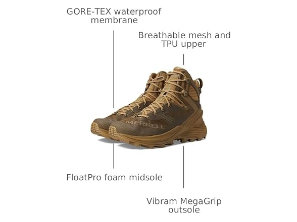 Merrell Men's Rogue Tactical Gore-Tex Waterproof Boots