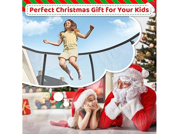 Zevemomo Outdoor Trampoline 12FT