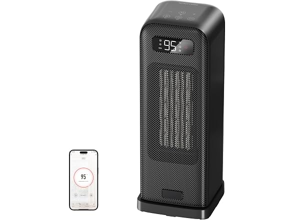 FLANUR Ceramic Indoor Heater Black