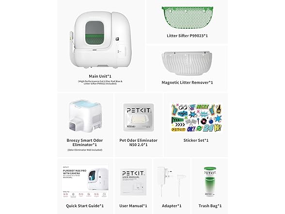 PETKIT W0670 automatic self-cleaning cat litter box