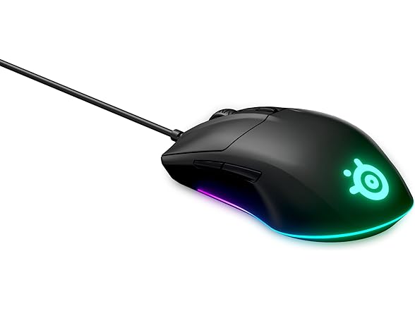 Steel Series Mouse Aerox 3 SteelSeries Rival 3 Gaming Mouse, 8,500 CPI TrueMove Core Optical Sensor 6 Programmable Buttons Split Trigger Buttons Brilliant Prism Rgb Lighting 62513 Steelseries Aerox 5 Logitech Mouse