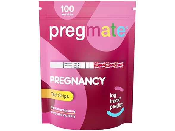 Pregmate 100 Pregnancy Test Strips (100 Count)