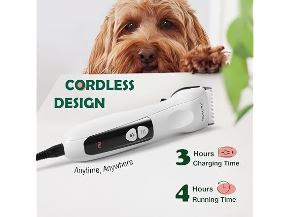 Petopia Dog Clippers for Grooming - Cordless