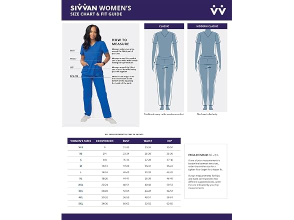 Sivvan Women (3XL) Scrubs