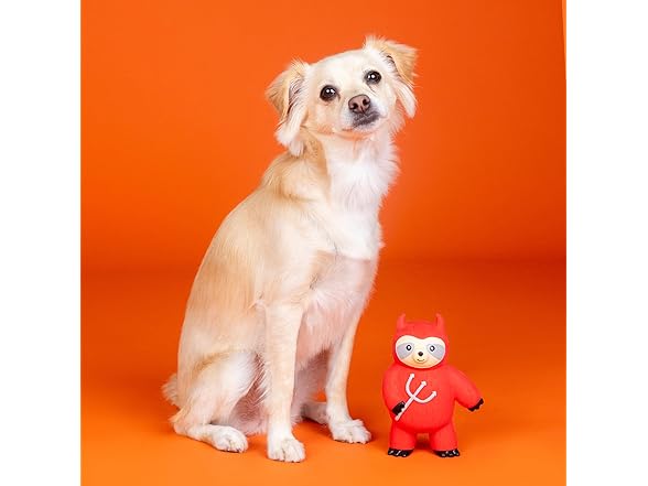 A Little HOTHEADED Latex Dog Toy