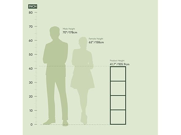Furinno PASIR Book Shelf, 4-Tier