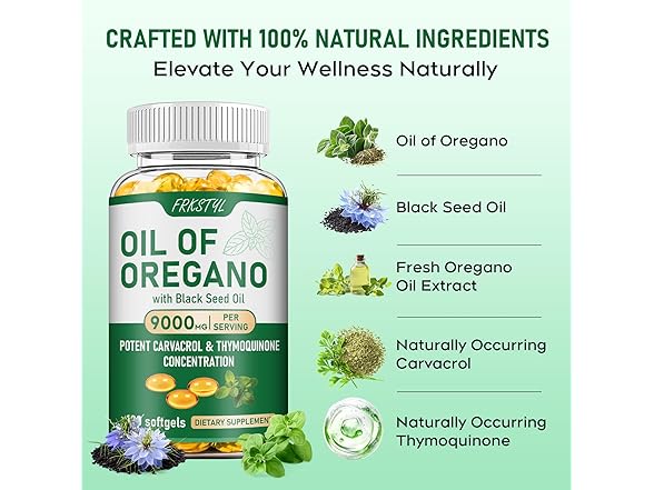 Oil of Oregano with Black Seed Oil