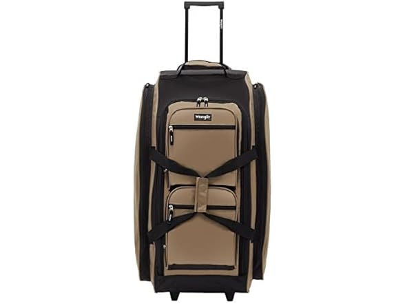 Wrangler Wesley Rolling Duffel Bag - Tannin
