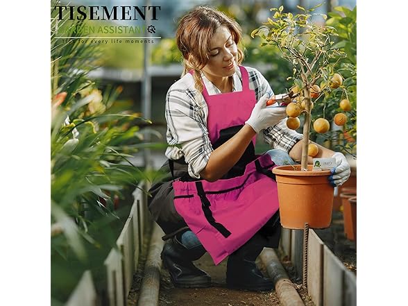 TISEMENT Canvas Gardening Apron
