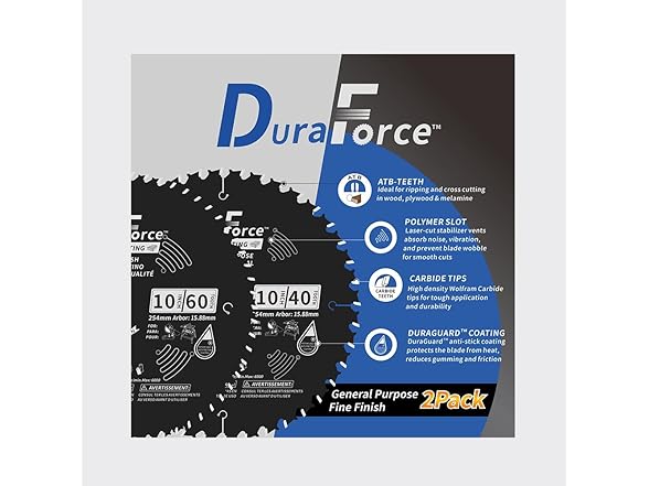 DuraForce DuraForce 10 Inch 40T & 60T ATB Circula