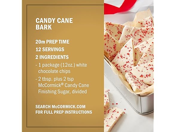 McCormick Finishing Sugar, Candy Cane, Limited Edition