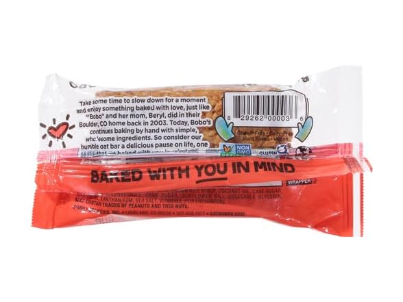 1CT Bobo's Oat Bars, Cranberry Orange, 3 Ounce
