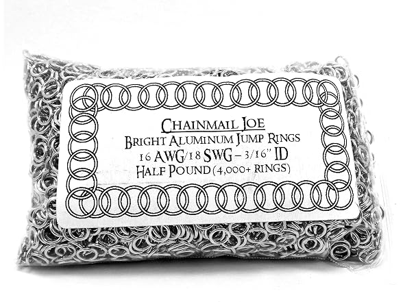 1 Pound Bright Aluminum Chainmail Jump