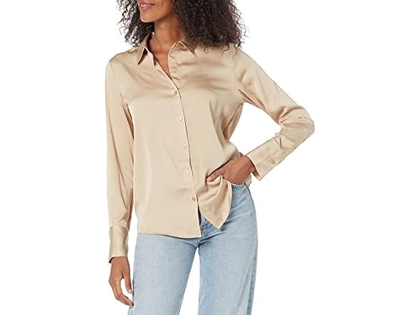 Amazon Essentials Women Regular-Fit Long Blouse