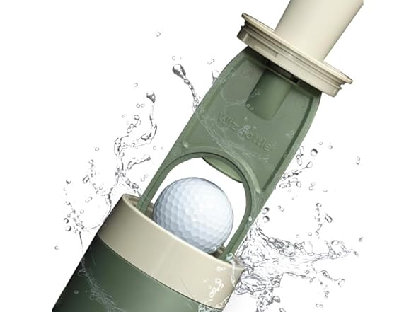 Wiz Bottle Golf Ball Cleaner Portable