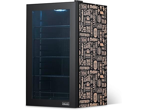 Newair Freestanding Beverage Beer Design Fridge - 126 Cans