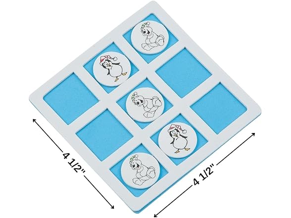 Foam Winter Tic-Tac-Toe Game