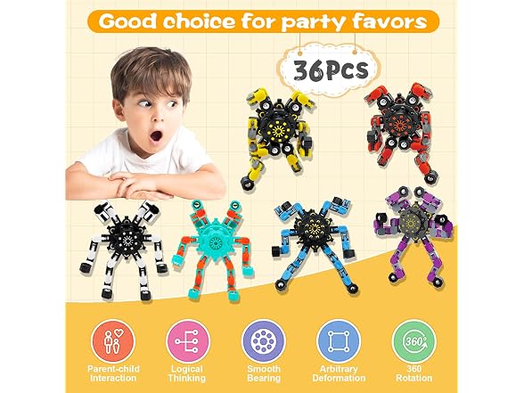 Szcuelz 36PCS Fidget Spinner Kids