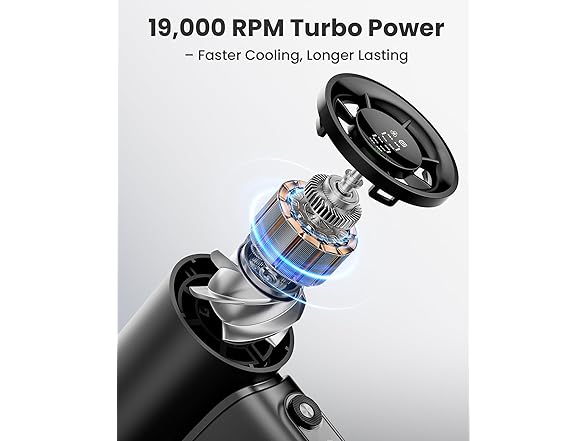 Koonie 19000 RPM High Speed Handheld Fan