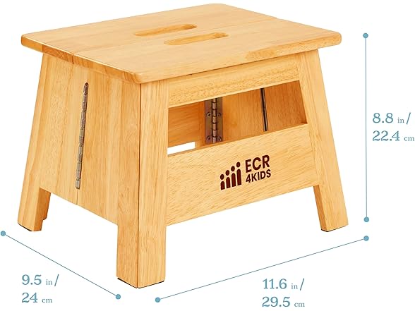ECR4Kids Folding Step Stool with Handle