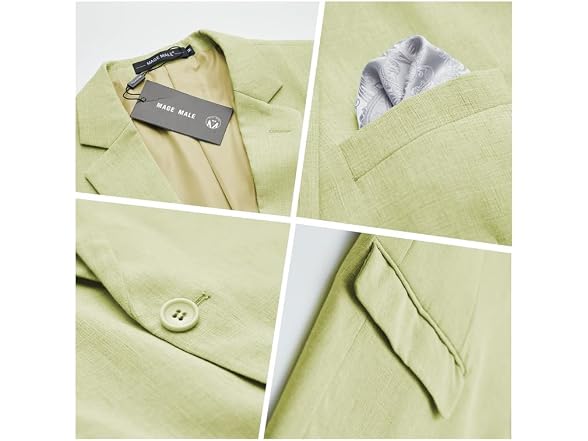 Mage Male Men (S) Slim Blazer Jackets Suit Blazer
