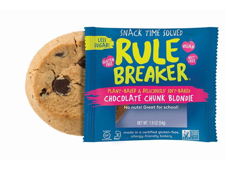 Rule Breaker Snacks Chocolate Chunk Blondies 12 Pack