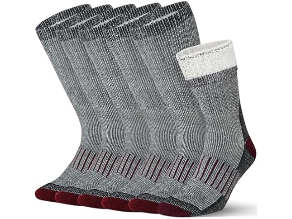 Black/Red (3 Pairs)