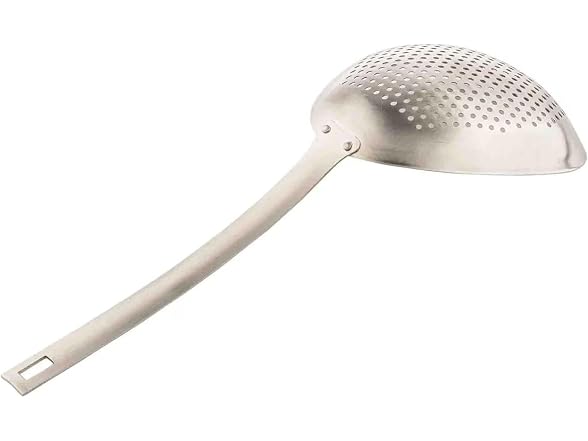 TableCraft 12830 Scoop Colander, 14 oz Stainless Steel Scoop 
