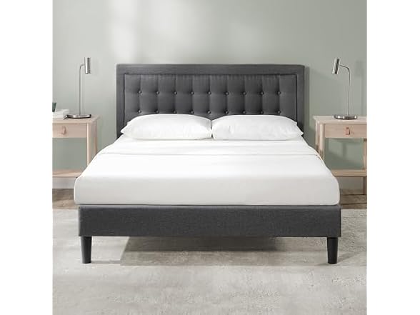 Zinus Dachelle Upholstered Platform Bed Frame