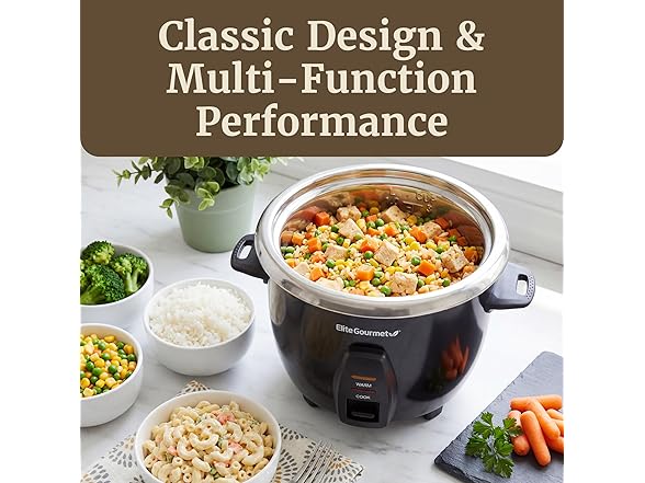 Elite Gourmet ERC2001BX 10-Cup Electric Rice Cooker