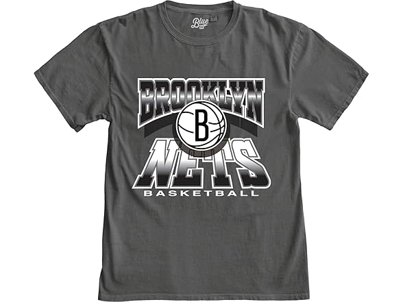 BROOKLYN NETS T-Shirt Ringspun Team Color Icon (Medium)