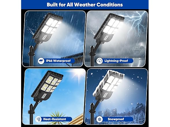 TOWPONICS Solar Street Light, Your Choice