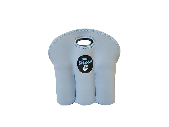 Cold Cache Bottle Can Cooler Insulated 6 Pack Tote