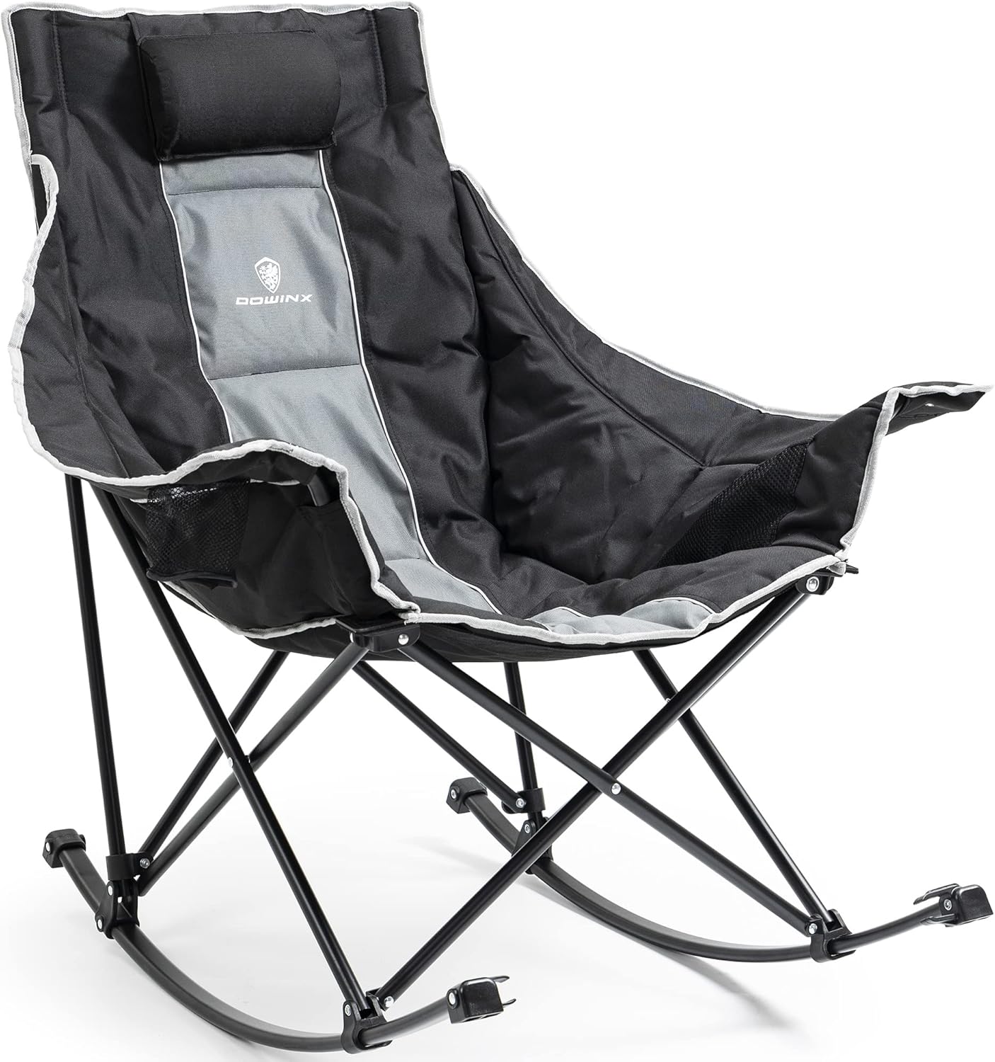 Black Rocking Camping Chair - Gallery 12