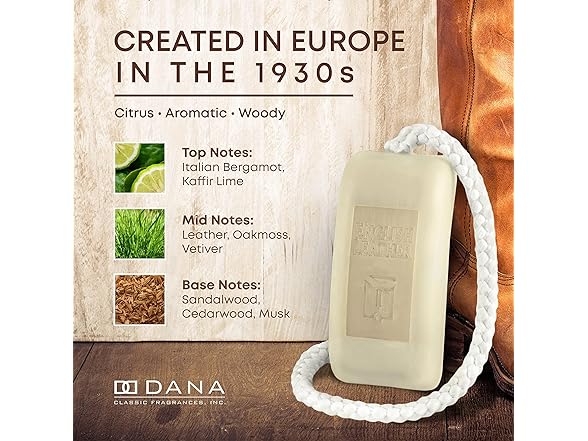 Dana English Leather Fragrance Soap