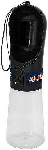 Pets First Dog Water Bottle. NCAA Auburn Tigers PET Water Bottle. Best Cat Water Bottle. Water Fountain Dispenser for Dogs & Cats., 13.5oz