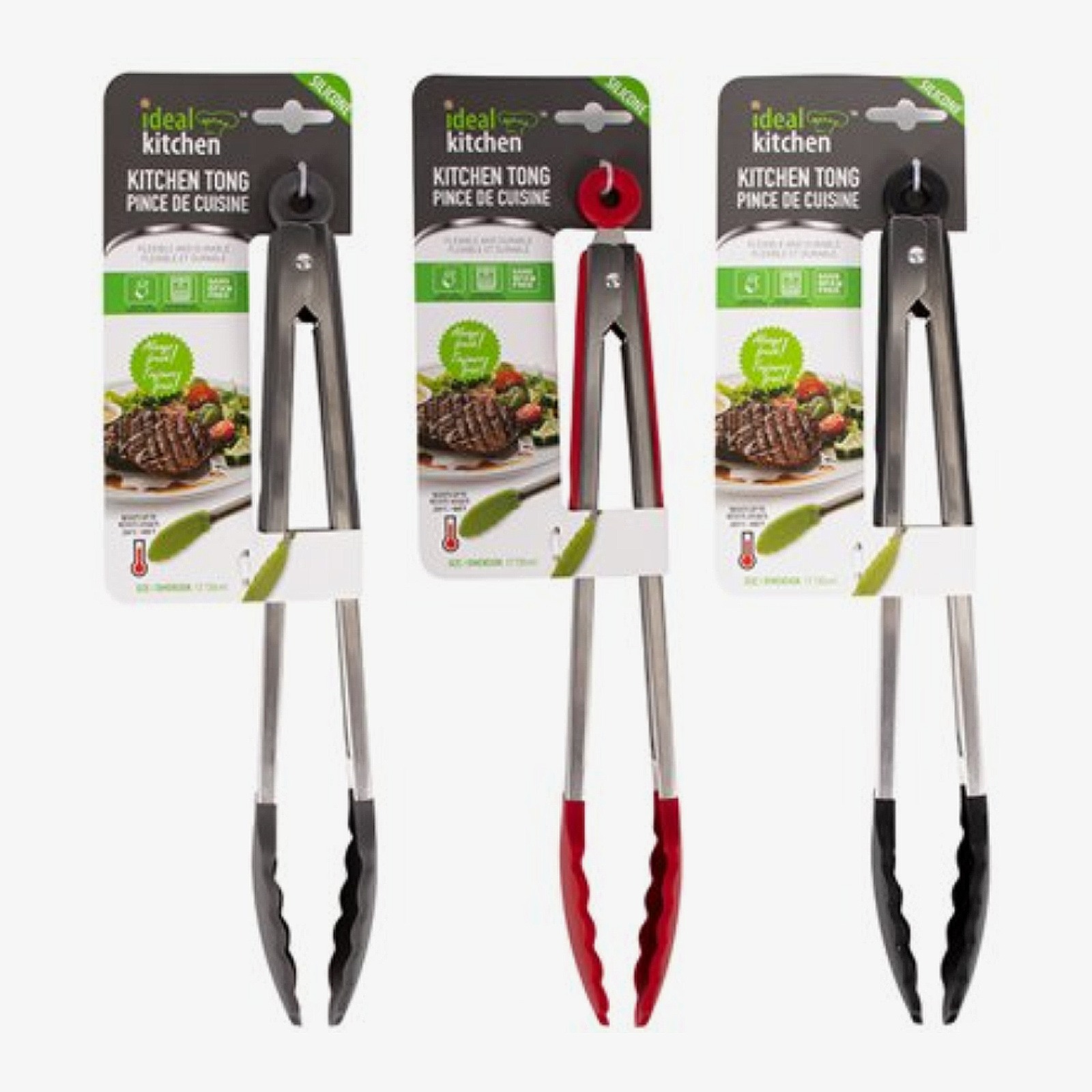 12” Stainless Steel Tongs - Gallery 12