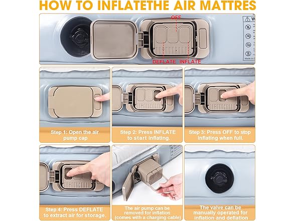 Camping Air Mattress with Pump