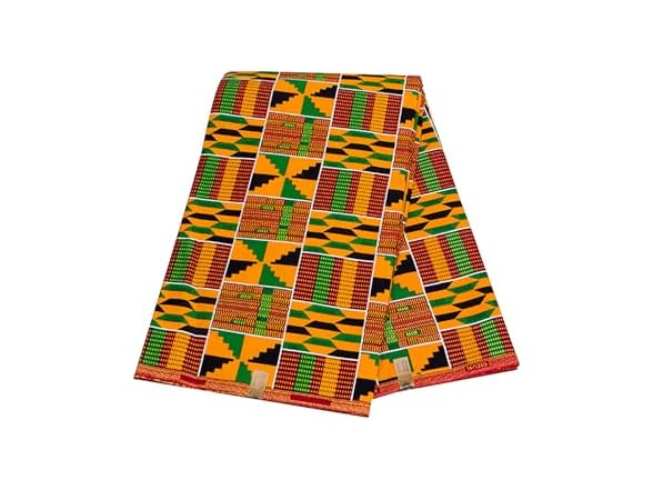 Stioyitois African Fabric 100% Cotton African Ankara Print