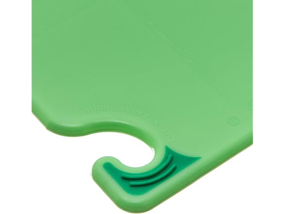 San Jamar Saf-T-Grip Cutting Board with Molded-in Ruler