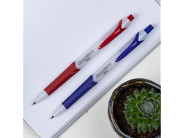 Pentel GlideWrite Ballpoint Pen with TechnIFl