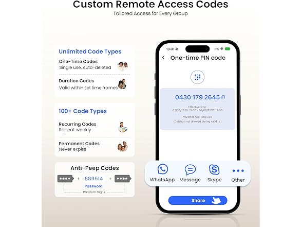 Veise VE028 WiFi Fingerprint Door Lock