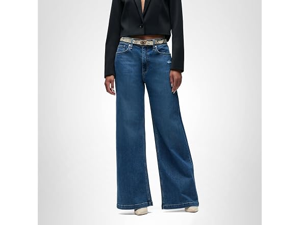 HUDSON Women's Jodie High Rise Loose Fit Wide Leg Jean