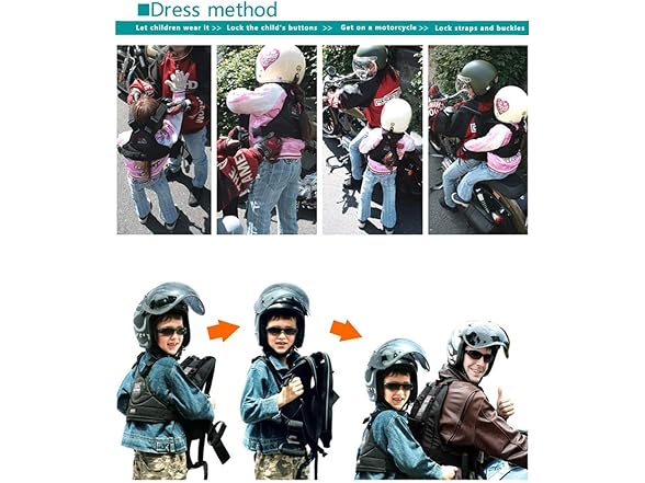 Child Motorcycle Safety Harness