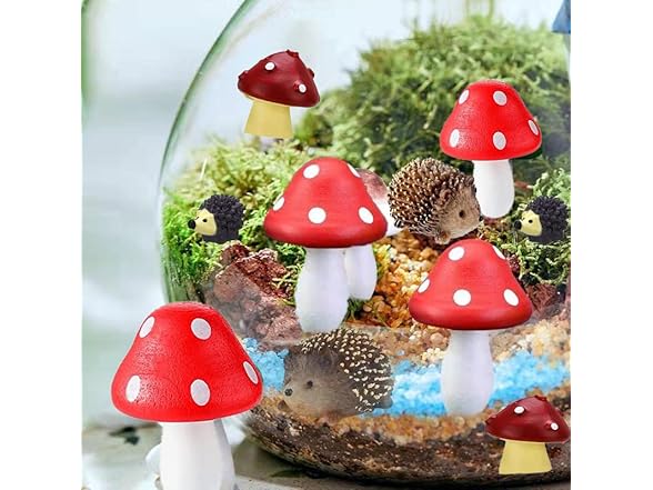 35Pcs Miniature Garden Ornaments Set