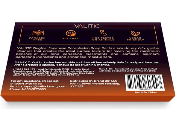 Valitic Kojic Acid Dark Spot Remover Soap 5 Pack