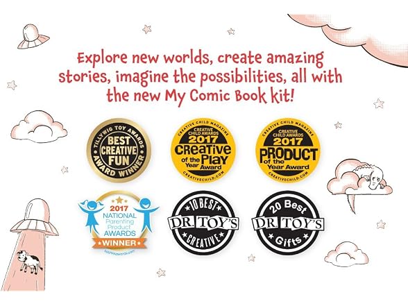 Lulu Jr. My Comic Book Making Kit, Multicolor