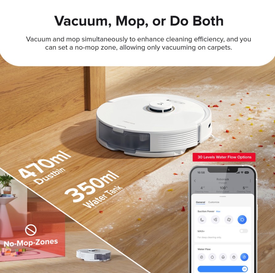 roborock Q8 Max Robot Vacuum and Mop - Gallery 16