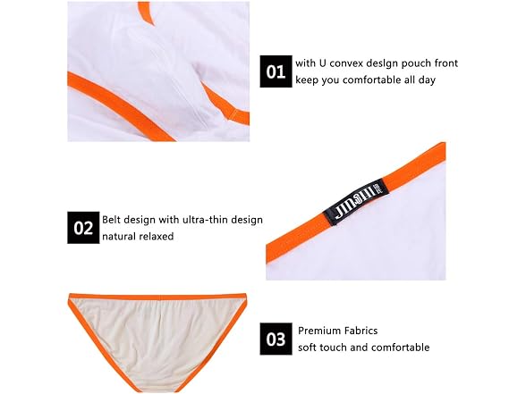 Jinshi Men (XL) Briefs Ultra Breathable Low Briefs