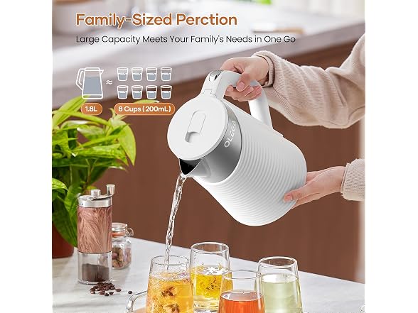 Electric Tea Kettle 1.8L Auto Shut Off